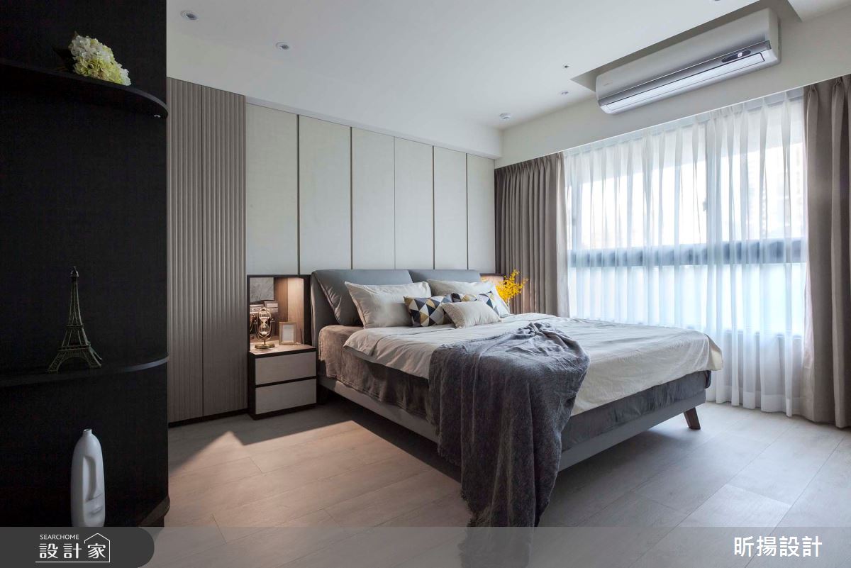 35坪新成屋(5年以下)＿現代風臥室案例圖片＿昕揚室內裝修設計有限公司＿昕揚_澄然‧寧靜之18