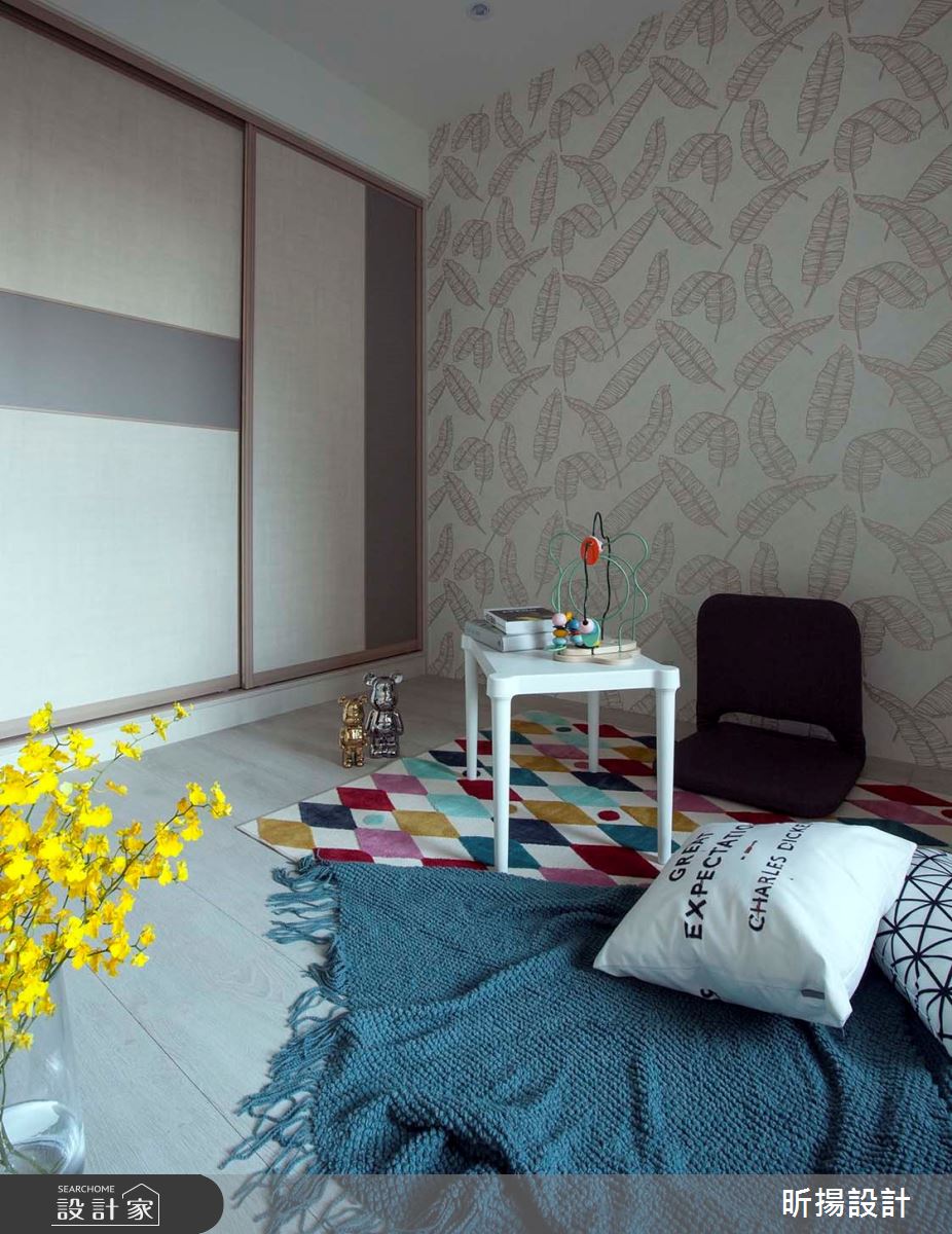 35坪新成屋(5年以下)＿現代風臥室兒童房兒童房案例圖片＿昕揚室內裝修設計有限公司＿昕揚_澄然‧寧靜之25