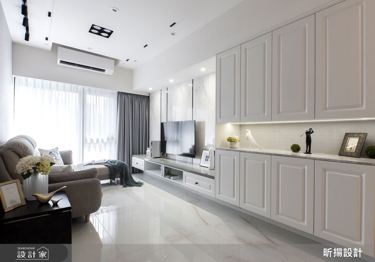 23坪新成屋(5年以下)＿新古典客廳案例圖片＿昕揚室內裝修設計有限公司＿昕揚_來一曲剛剛好的浪漫之4