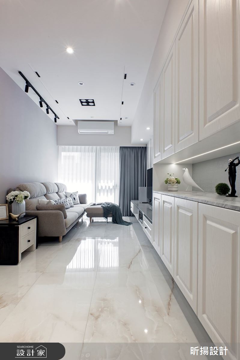 23坪新成屋(5年以下)＿新古典客廳案例圖片＿昕揚室內裝修設計有限公司＿昕揚_來一曲剛剛好的浪漫之6