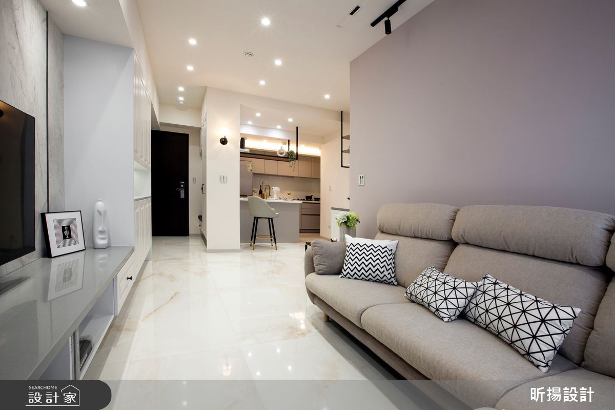 23坪新成屋(5年以下)＿新古典客廳餐廳案例圖片＿昕揚室內裝修設計有限公司＿昕揚_來一曲剛剛好的浪漫之9