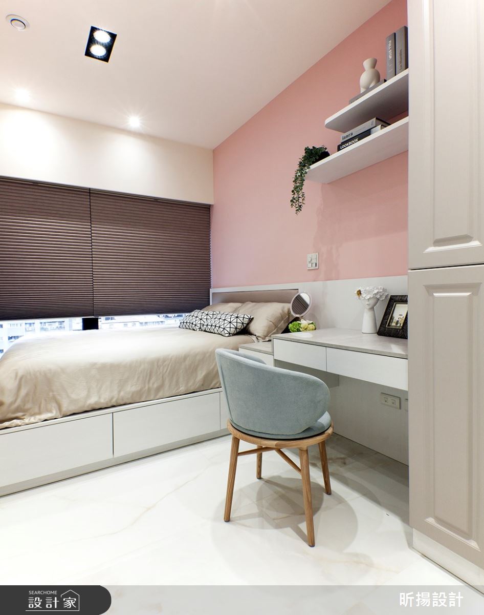 23坪新成屋(5年以下)＿新古典臥室案例圖片＿昕揚室內裝修設計有限公司＿昕揚_來一曲剛剛好的浪漫之18