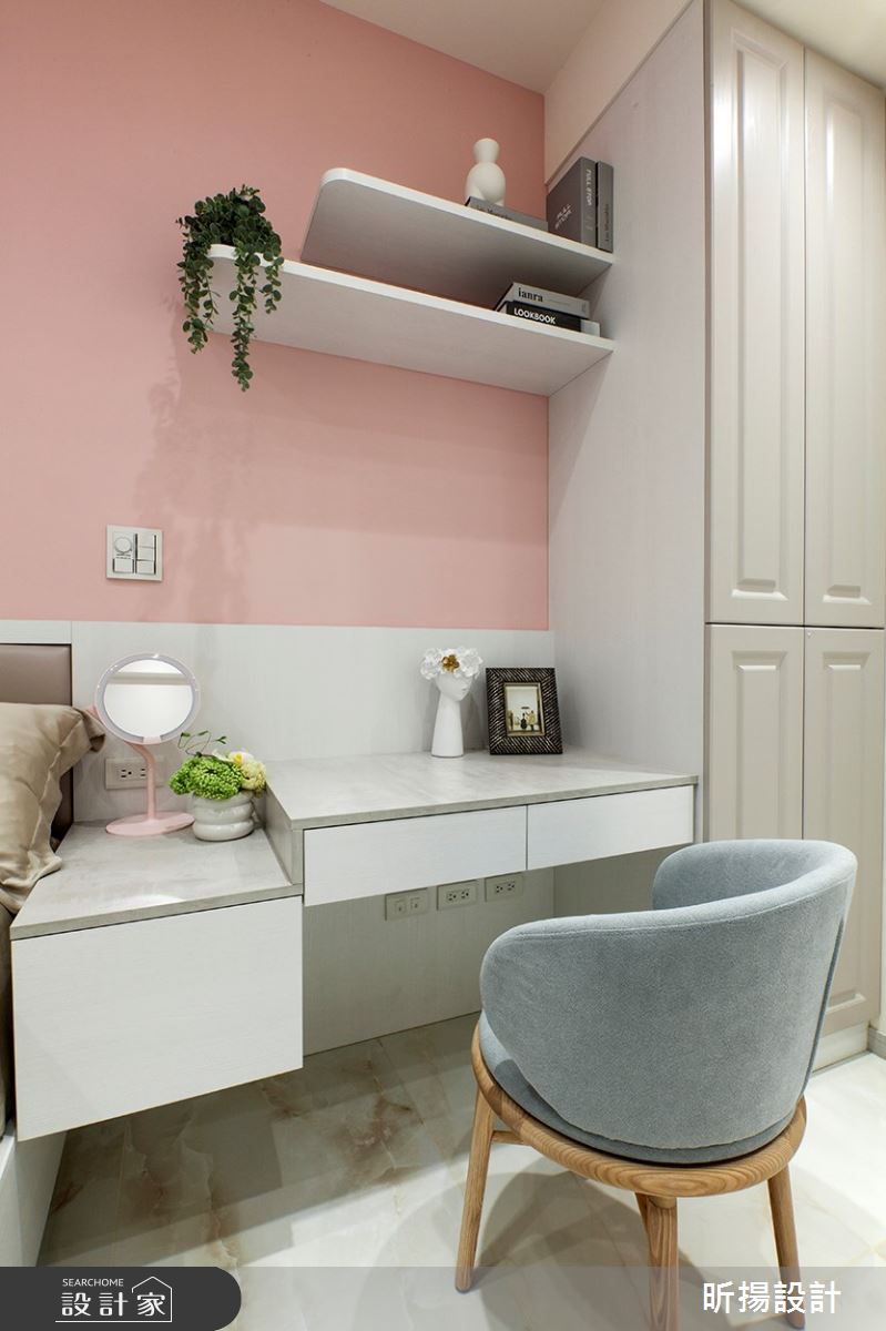 23坪新成屋(5年以下)＿新古典臥室案例圖片＿昕揚室內裝修設計有限公司＿昕揚_來一曲剛剛好的浪漫之19