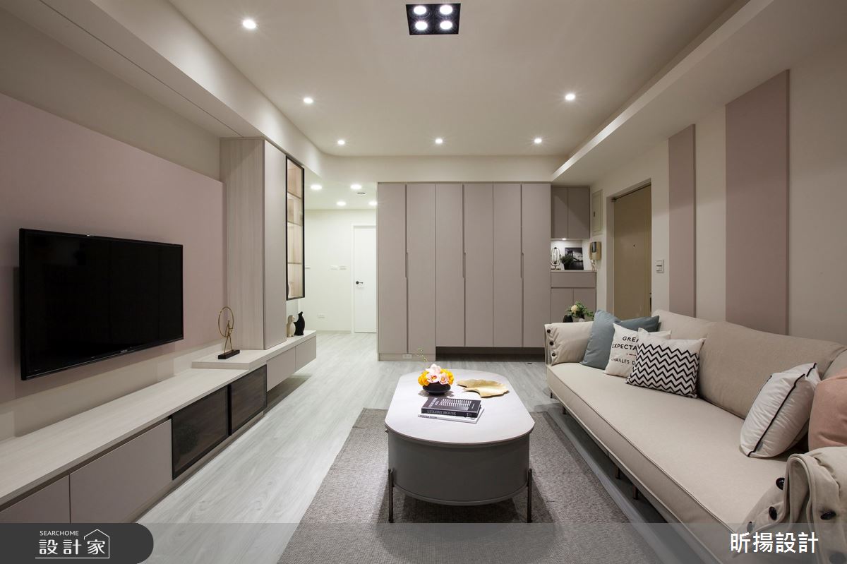 28坪老屋(16~30年)＿現代風客廳案例圖片＿昕揚室內裝修設計有限公司＿昕揚_輕裸‧淡雅之9