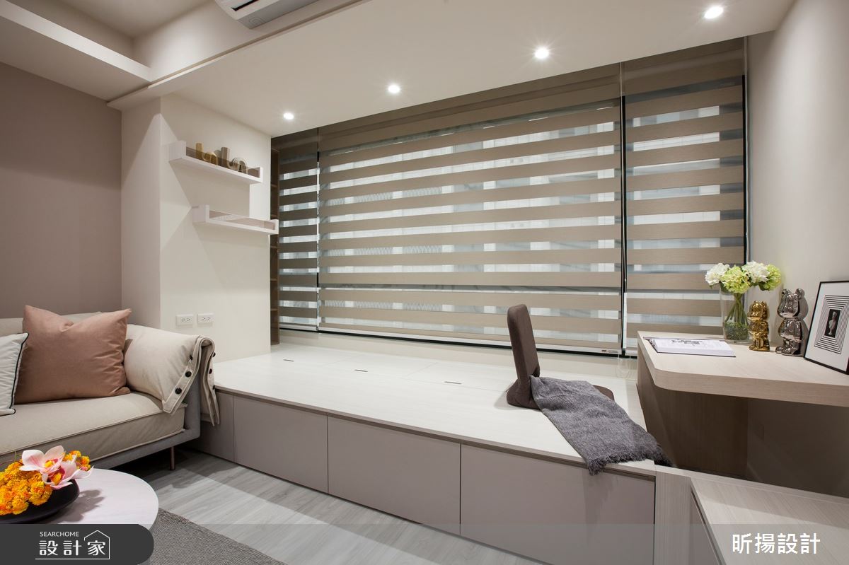 28坪老屋(16~30年)＿現代風客廳臥榻案例圖片＿昕揚室內裝修設計有限公司＿昕揚_輕裸‧淡雅之11