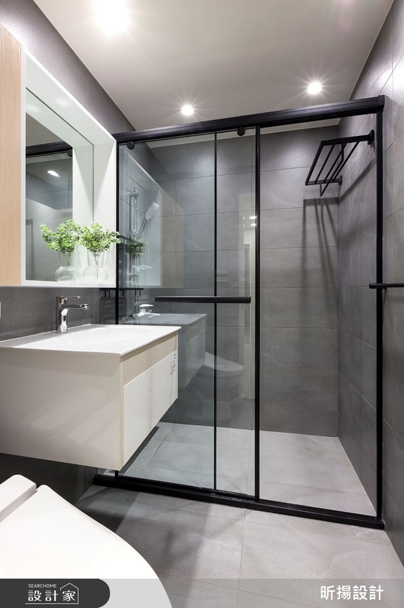 28坪老屋(16~30年)＿現代風浴室案例圖片＿昕揚室內裝修設計有限公司＿昕揚_輕裸‧淡雅之24