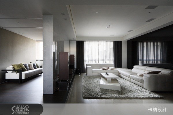 40坪新成屋(5年以下)＿現代風客廳案例圖片＿卡納文創/品納設計＿卡納_01之5