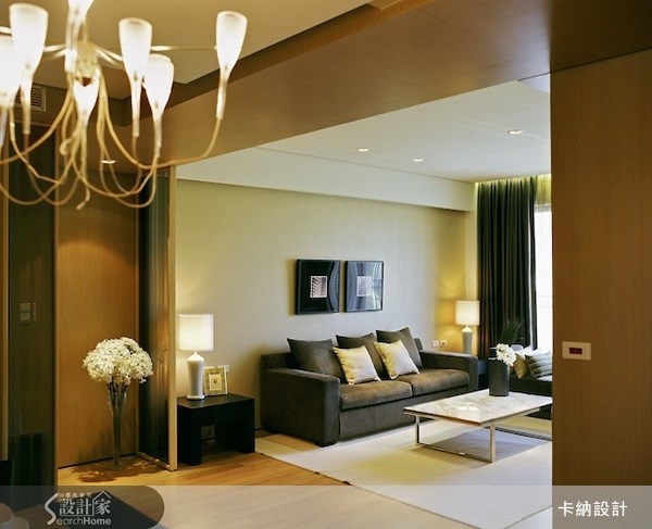 40坪新成屋(5年以下)＿奢華風客廳案例圖片＿卡納文創/品納設計＿卡納_02之4
