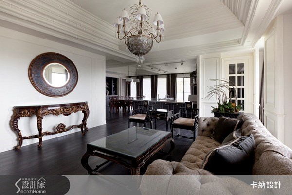 60坪新成屋(5年以下)＿新古典客廳案例圖片＿卡納文創/品納設計＿卡納_07之2