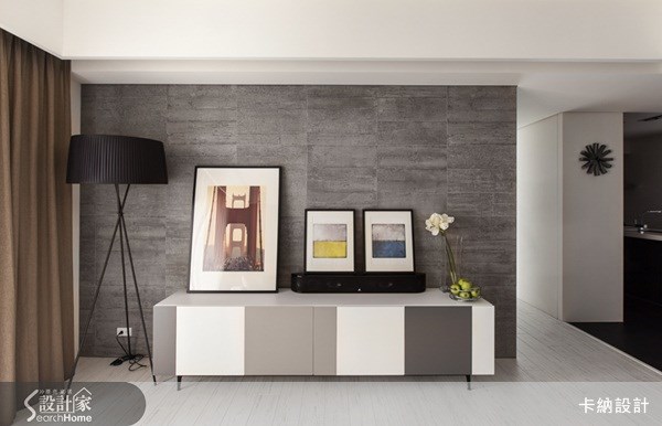 40坪新成屋(5年以下)＿簡約風客廳案例圖片＿卡納文創/品納設計＿卡納_08之4