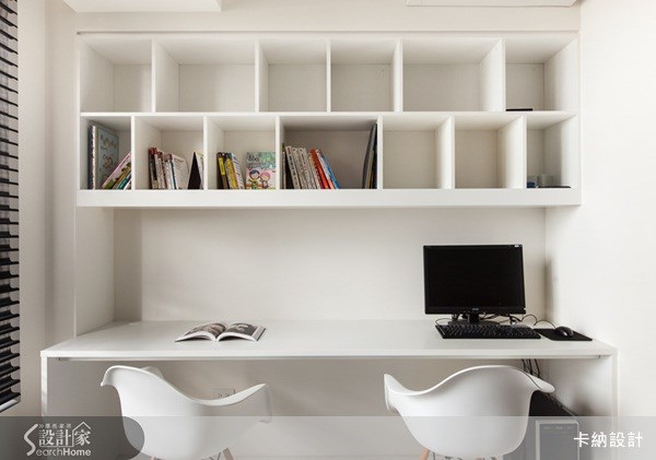 40坪新成屋(5年以下)＿簡約風書房案例圖片＿卡納文創/品納設計＿卡納_08之16