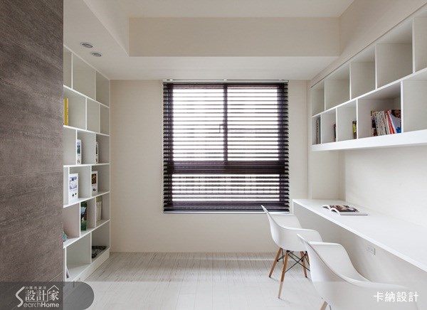 40坪新成屋(5年以下)＿簡約風書房案例圖片＿卡納文創/品納設計＿卡納_08之15