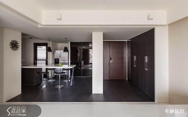 40坪新成屋(5年以下)＿簡約風玄關案例圖片＿卡納文創/品納設計＿卡納_08之1