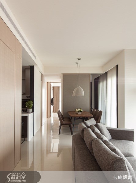 30坪新成屋(5年以下)＿簡約風客廳案例圖片＿卡納文創/品納設計＿卡納_11之12