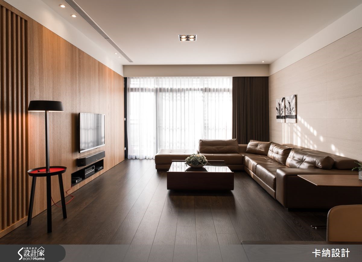 45坪新成屋(5年以下)＿簡約風客廳案例圖片＿卡納文創/品納設計＿卡納_13之2