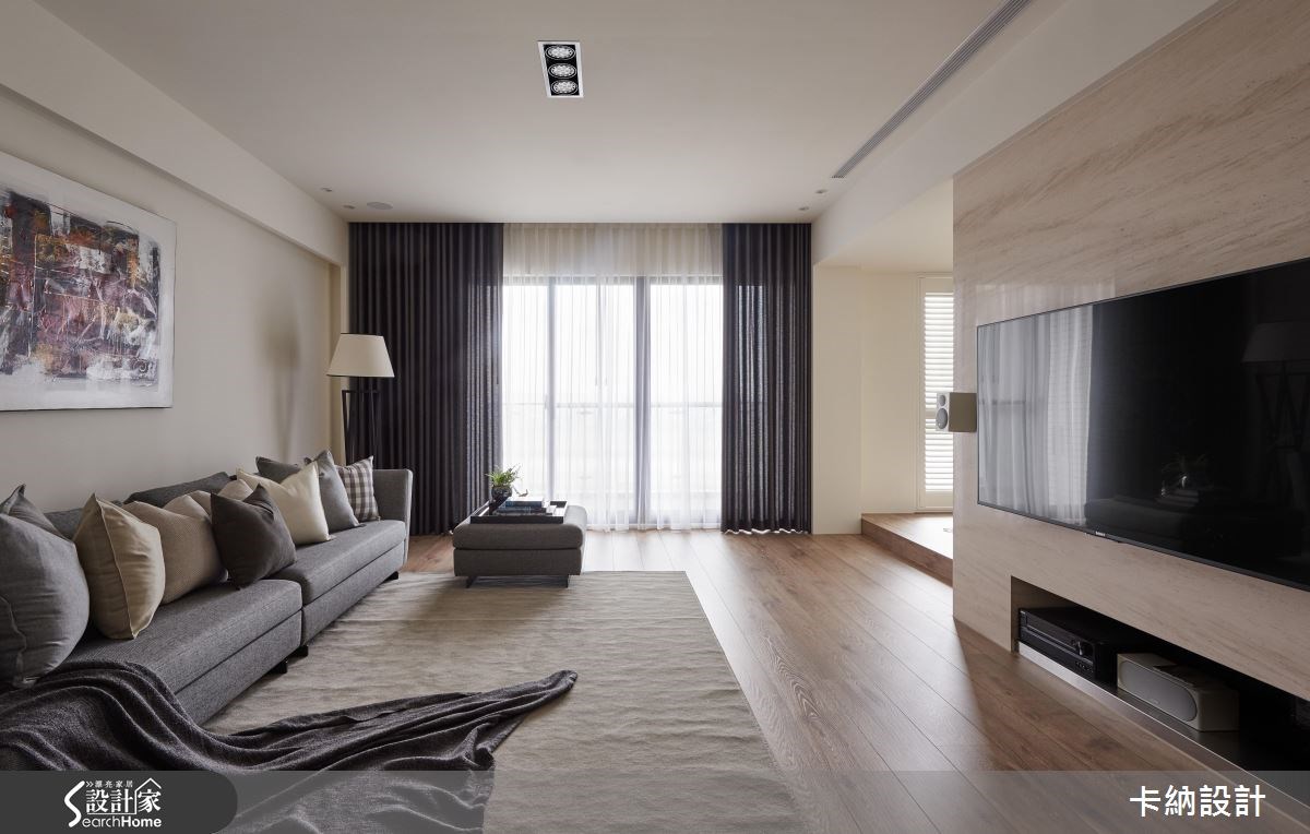 40坪預售屋＿奢華風客廳案例圖片＿卡納文創/品納設計＿卡納_18之3