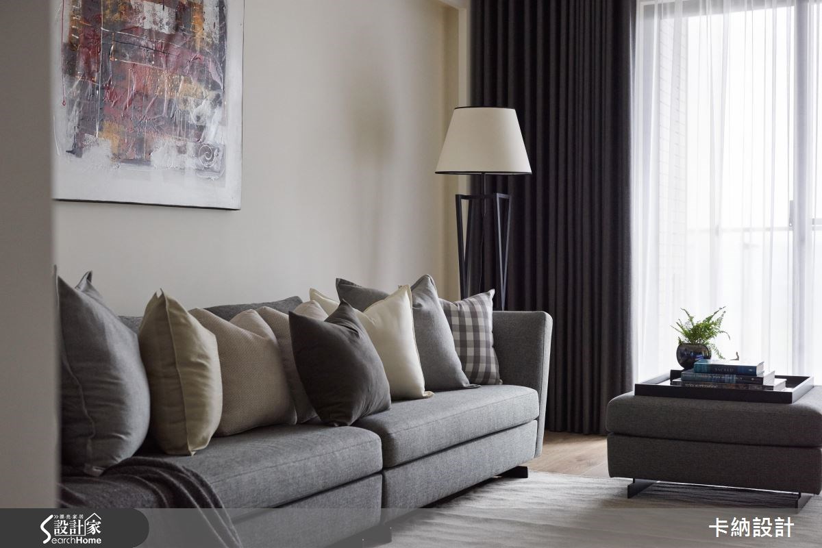 40坪預售屋＿奢華風客廳案例圖片＿卡納文創/品納設計＿卡納_18之4