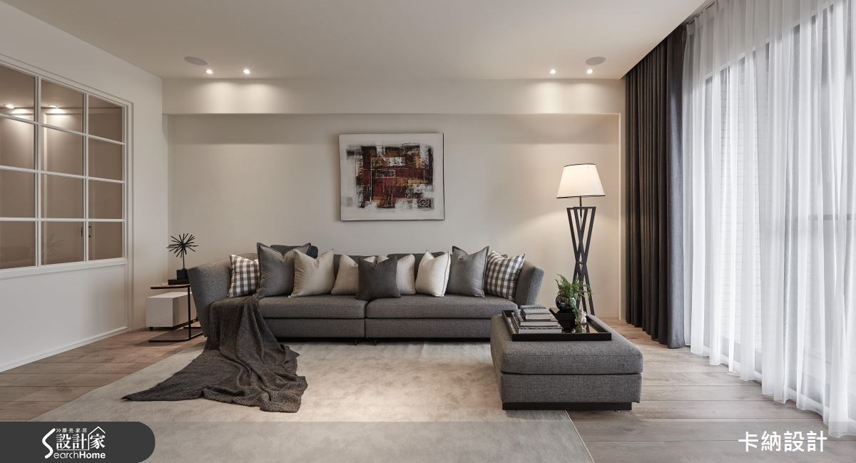40坪預售屋＿奢華風客廳案例圖片＿卡納文創/品納設計＿卡納_18之10