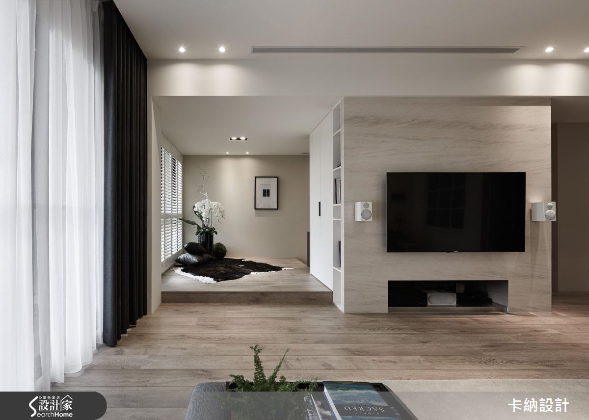 40坪預售屋＿奢華風客廳案例圖片＿卡納文創/品納設計＿卡納_18之15