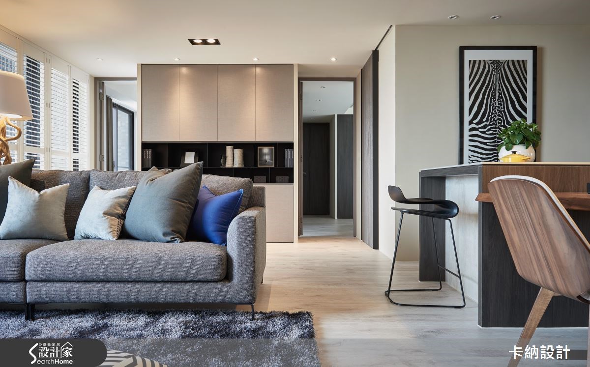 30坪新成屋(5年以下)＿現代風客廳案例圖片＿卡納文創/品納設計＿卡納_20之21