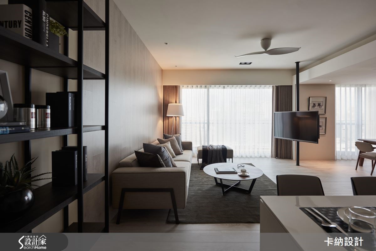 40坪新成屋(5年以下)＿現代風客廳案例圖片＿卡納文創/品納設計＿卡納_21之5