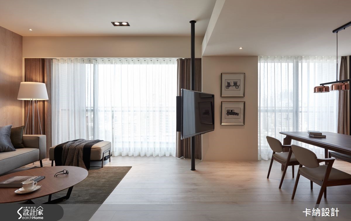 40坪新成屋(5年以下)＿現代風客廳案例圖片＿卡納文創/品納設計＿卡納_21之12