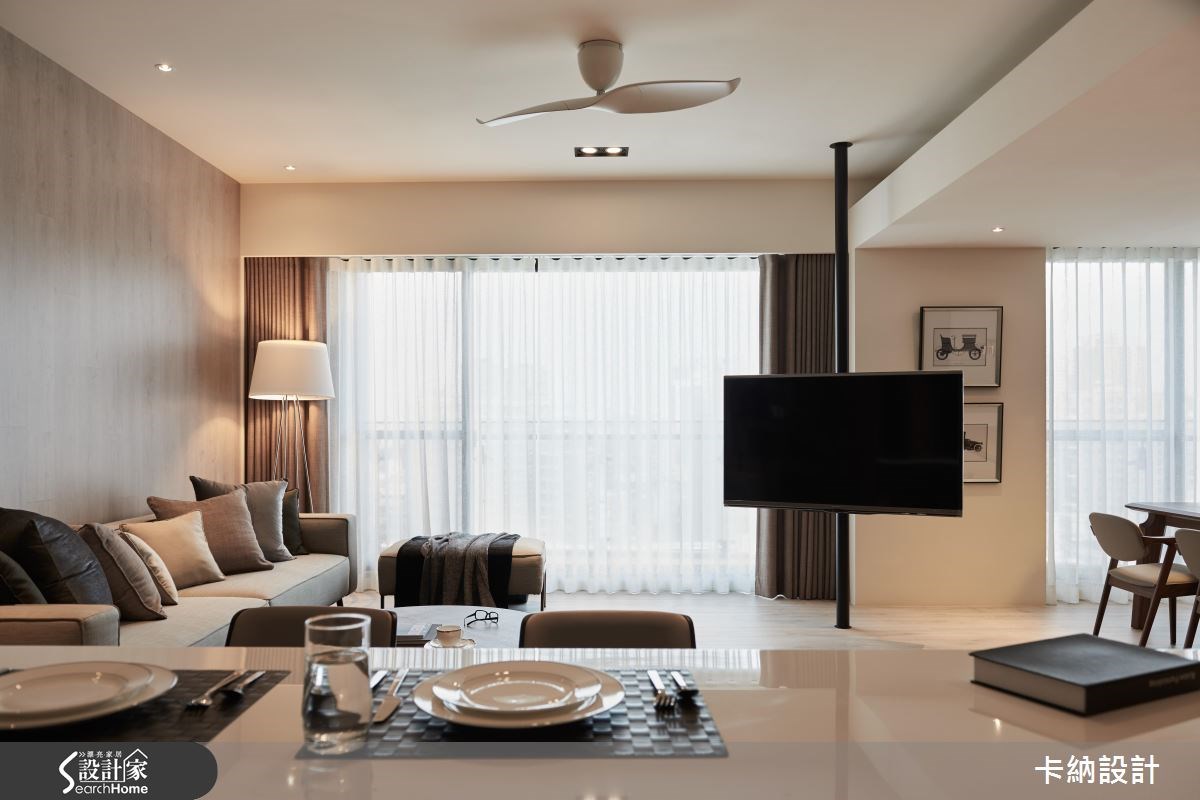 40坪新成屋(5年以下)＿現代風客廳案例圖片＿卡納文創/品納設計＿卡納_21之14