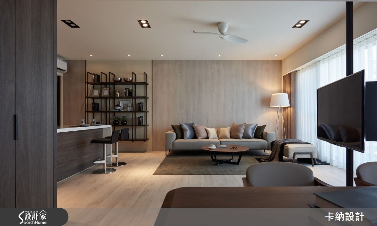 40坪新成屋(5年以下)＿現代風客廳案例圖片＿卡納文創/品納設計＿卡納_21之22