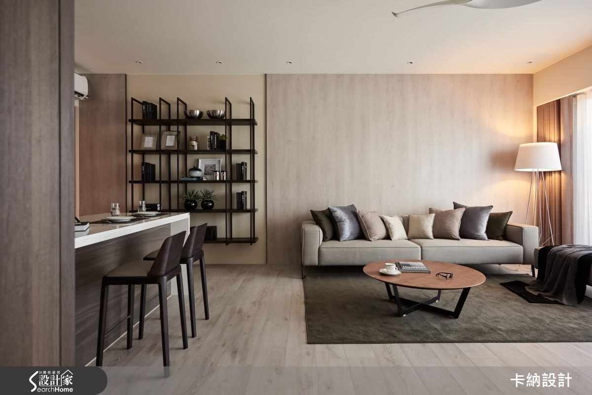 40坪新成屋(5年以下)＿現代風客廳案例圖片＿卡納文創/品納設計＿卡納_21之23
