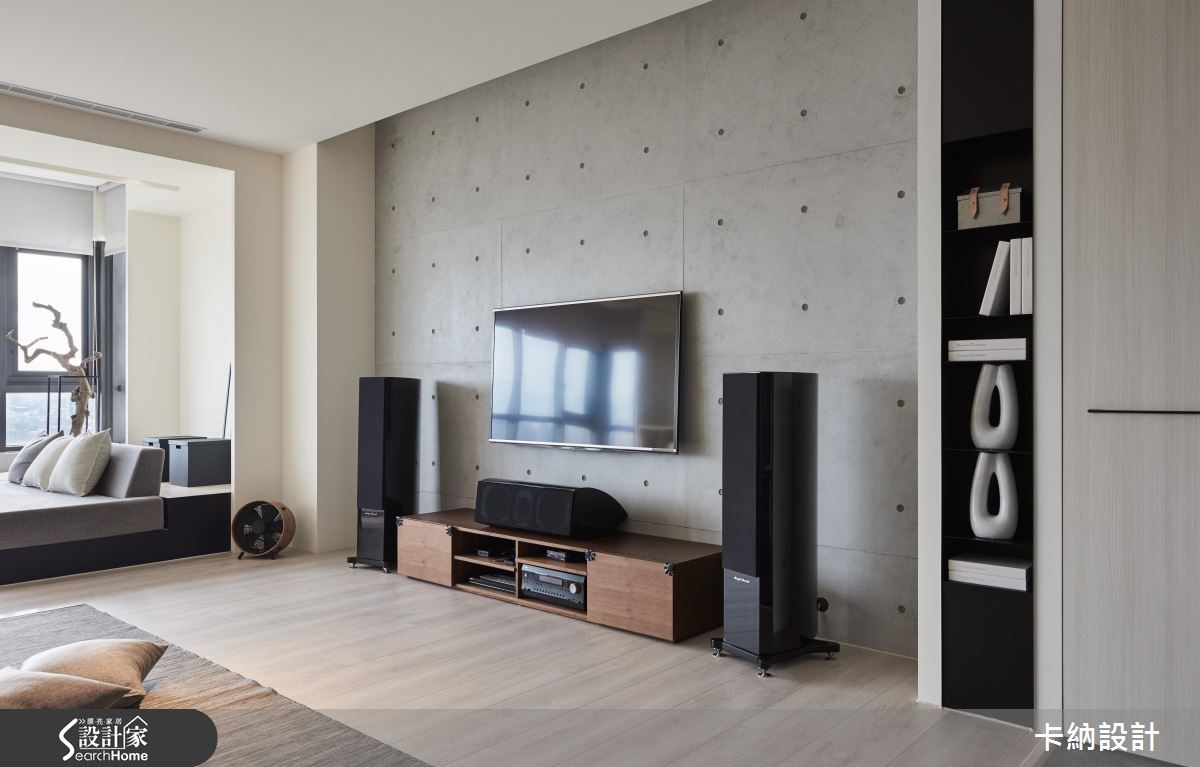 60坪新成屋(5年以下)＿休閒風客廳臥榻案例圖片＿卡納文創/品納設計＿卡納_23之3