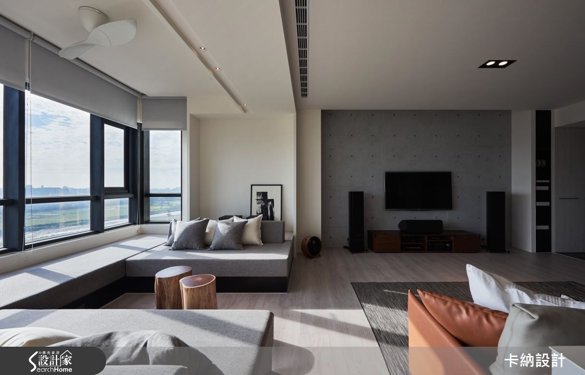 60坪新成屋(5年以下)＿休閒風客廳案例圖片＿卡納文創/品納設計＿卡納_23之9