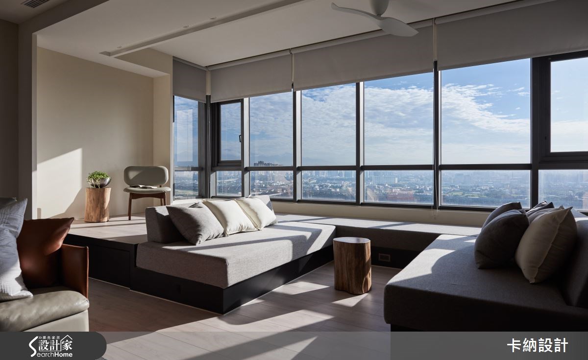 60坪新成屋(5年以下)＿休閒風客廳案例圖片＿卡納文創/品納設計＿卡納_23之12