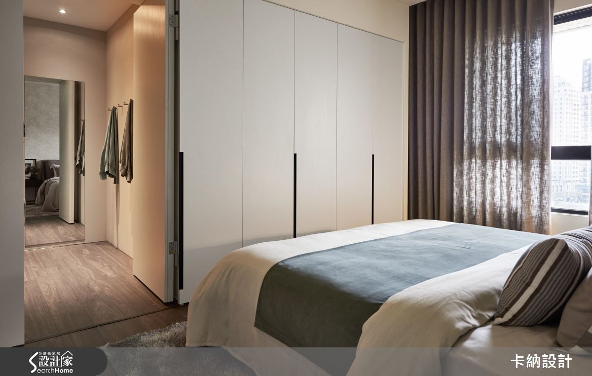 40坪新成屋(5年以下)＿現代風臥室更衣間案例圖片＿卡納文創/品納設計＿卡納_24之22