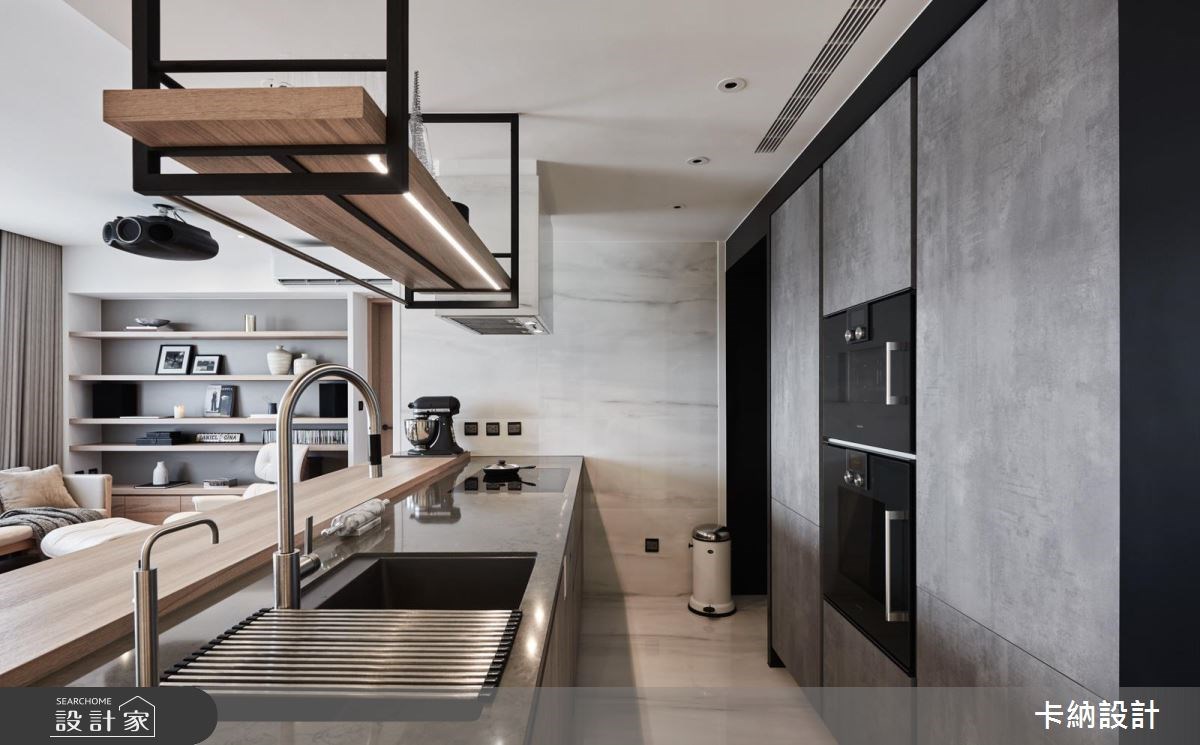 20坪新成屋(5年以下)＿現代風廚房中島案例圖片＿卡納文創/品納設計＿卡納_26之4