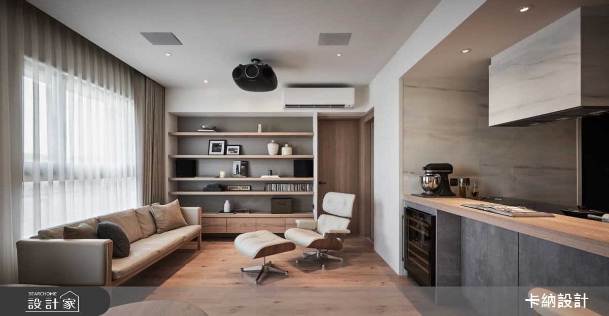 20坪新成屋(5年以下)＿現代風客廳案例圖片＿卡納文創/品納設計＿卡納_26之6