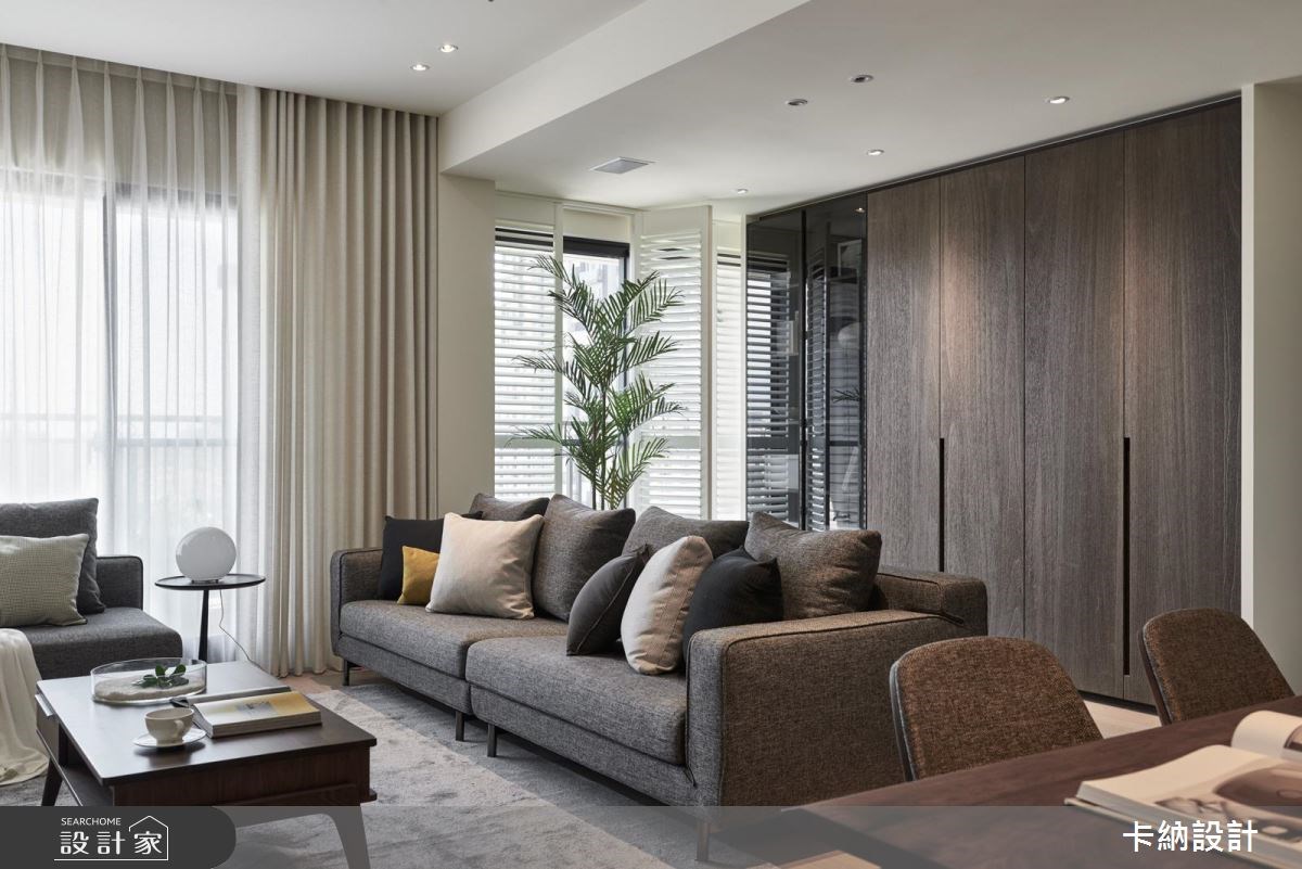 30坪新成屋(5年以下)＿現代風客廳案例圖片＿卡納文創/品納設計＿卡納_28之2