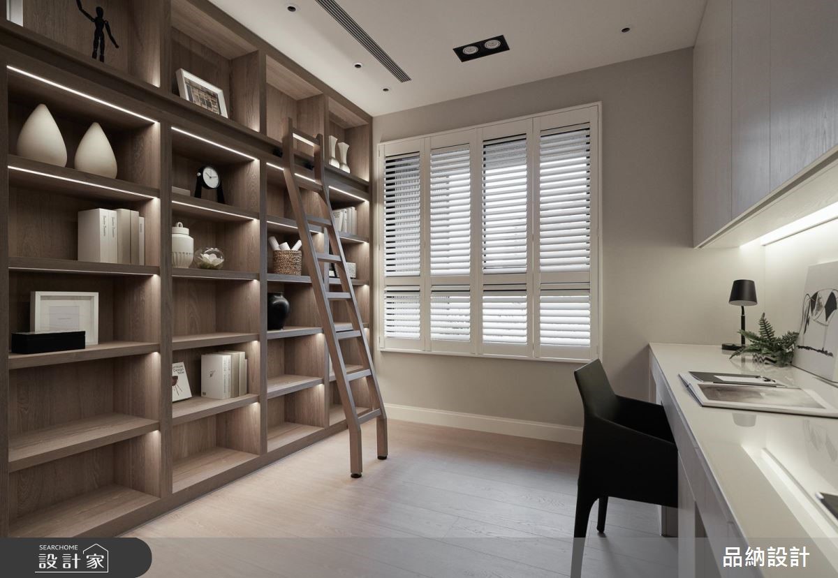 90坪新成屋(5年以下)＿美式風書房案例圖片＿卡納文創/品納設計＿品納_35之18