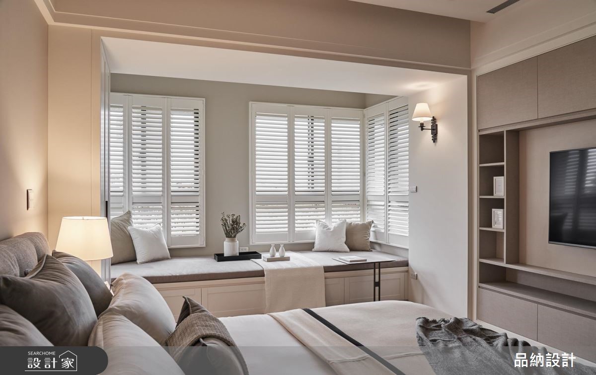 90坪新成屋(5年以下)＿美式風臥室臥榻案例圖片＿卡納文創/品納設計＿品納_35之3630