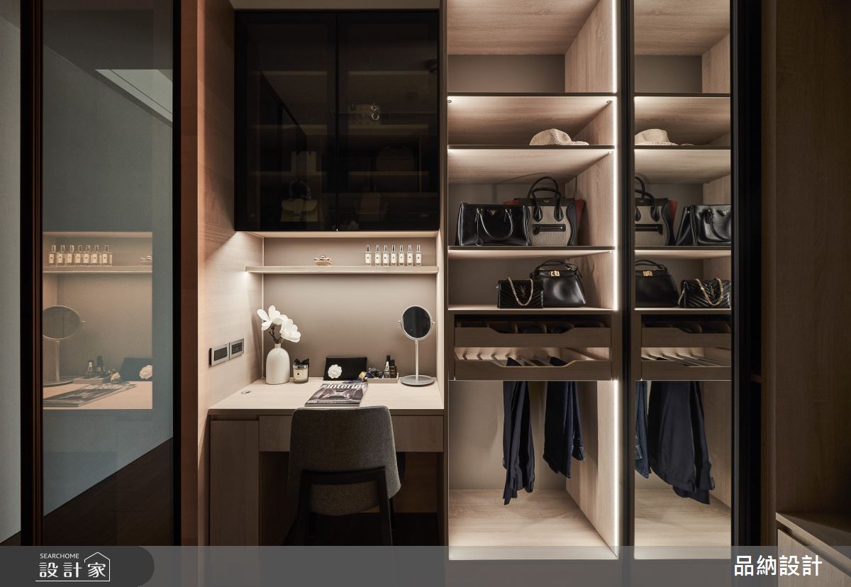 40坪新成屋(5年以下)＿現代風更衣間案例圖片＿卡納文創/品納設計＿品納_36之3492