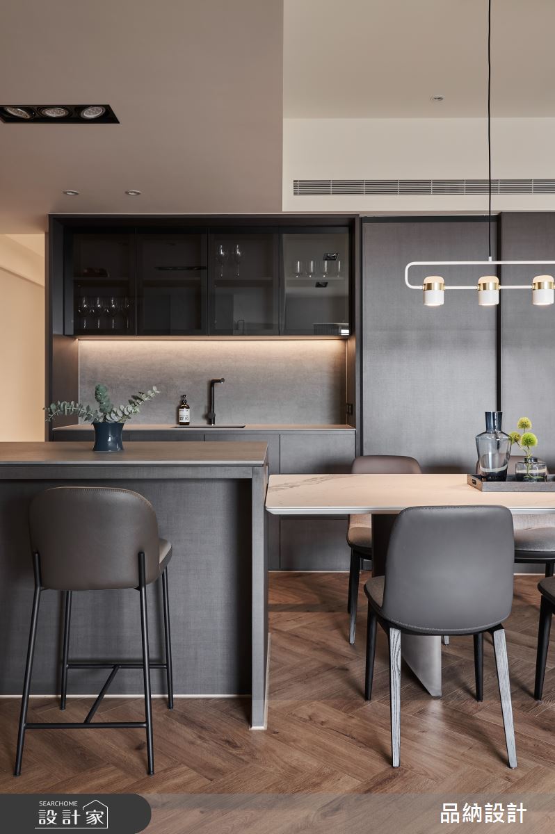 50坪新成屋(5年以下)＿現代風餐廳中島案例圖片＿卡納文創/品納設計＿品納_42之9