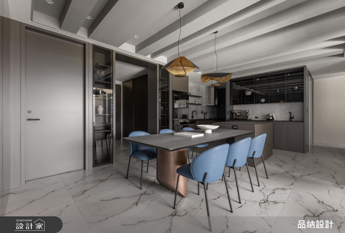 45坪新成屋(5年以下)＿現代風餐廳廚房案例圖片＿卡納文創/品納設計＿品納_45之5
