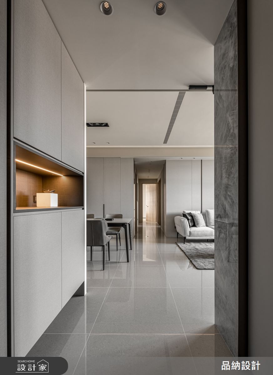 30坪新成屋(5年以下)＿現代風玄關客廳餐廳案例圖片＿卡納文創/品納設計＿品納_49之1
