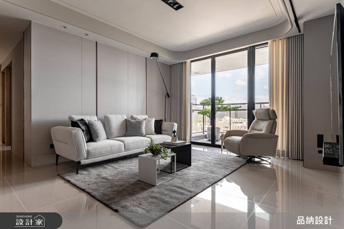 30坪新成屋(5年以下)＿現代風客廳陽台案例圖片＿卡納文創/品納設計＿品納_49之2