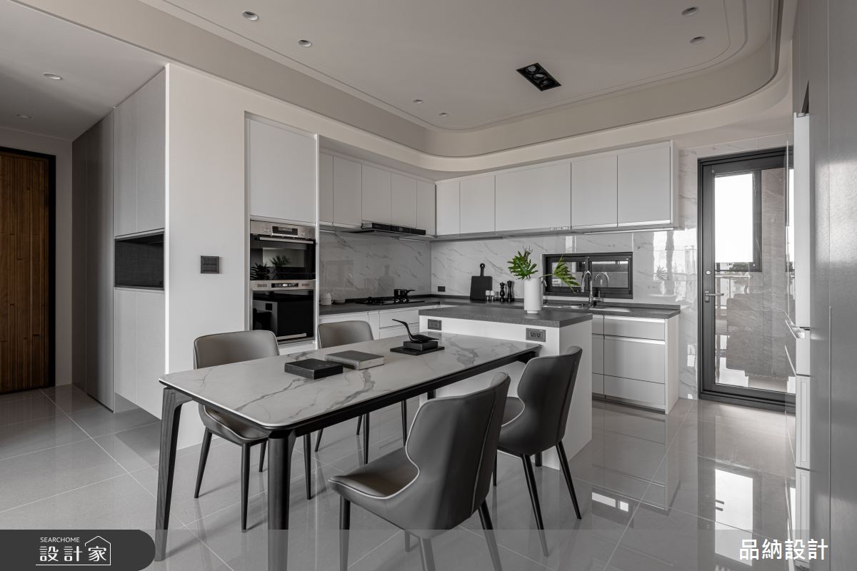 30坪新成屋(5年以下)＿現代風餐廳廚房中島案例圖片＿卡納文創/品納設計＿品納_49之5