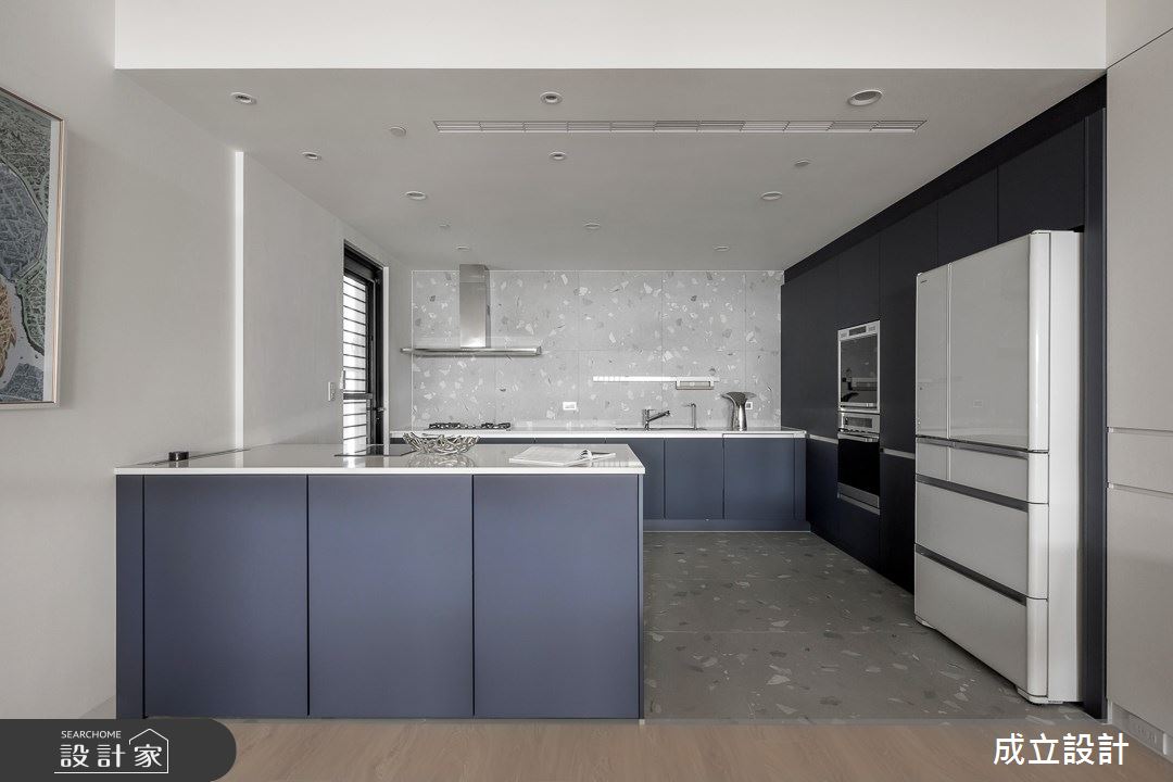 52坪新成屋(5年以下)＿北歐風廚房中島案例圖片＿成立設計＿成立_LEGO LOVE之12