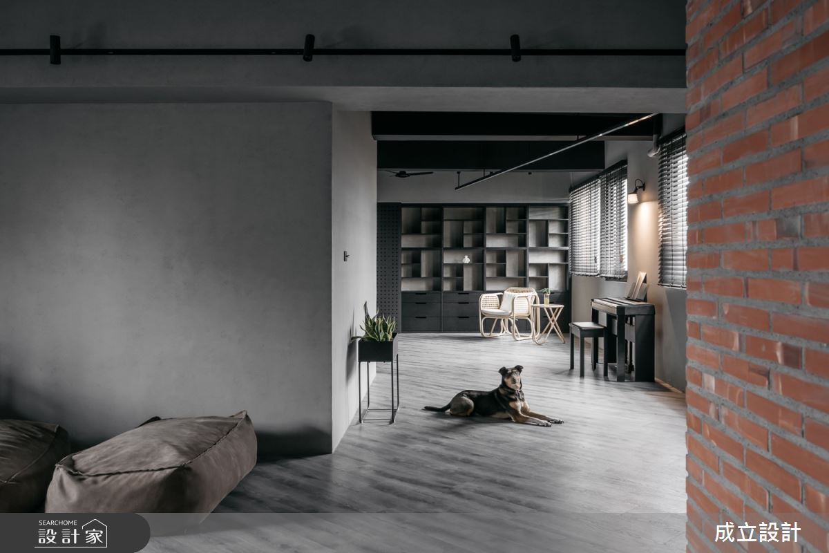39坪老屋(16~30年)＿現代風客廳案例圖片＿成立設計＿成立_DUST_MO之9