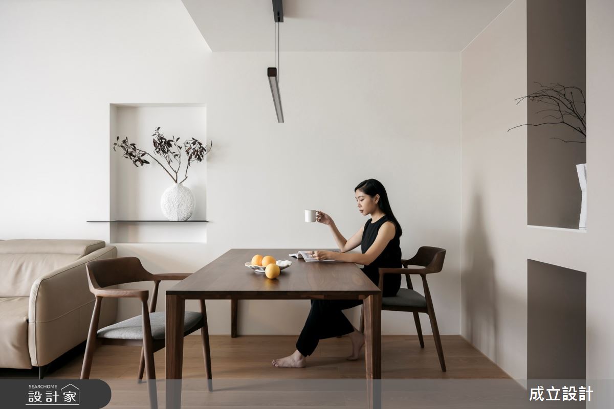 39坪新成屋(5年以下)＿簡約風客廳餐廳案例圖片＿成立設計＿成立_LONG LIVE之9
