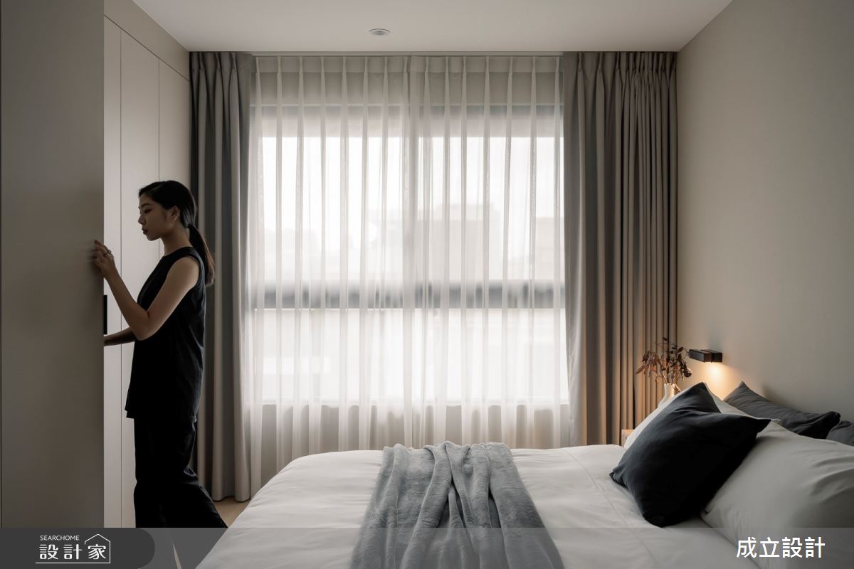 39坪新成屋(5年以下)＿簡約風臥室案例圖片＿成立設計＿成立_LONG LIVE之17