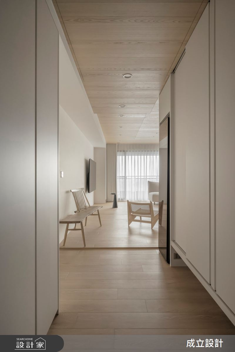 48坪中古屋(5~15年)＿簡約風玄關客廳案例圖片＿成立設計＿成立_BLANK LEAVING之2294