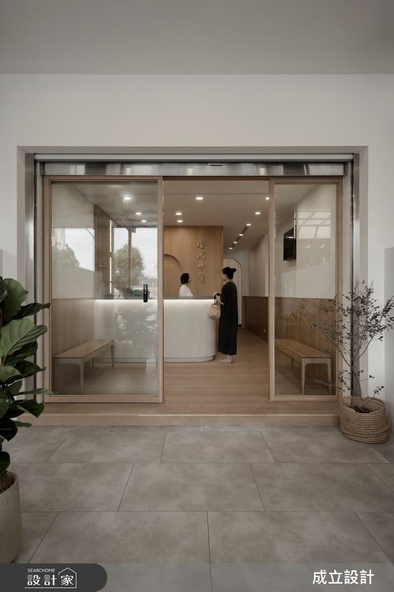 57坪老屋(16~30年)＿日式風商業空間案例圖片＿成立設計＿成立_安成中醫之2